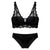 Laceless Bra Gathering Bra Lace Bra Set