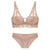 Laceless Bra Gathering Bra Lace Bra Set