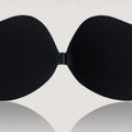 Women's Invisible Strapless Push-Up Bra with Front Closure