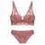 Laceless Bra Gathering Bra Lace Bra Set