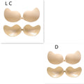 Women's Invisible Strapless Push-Up Bra with Front Closure