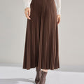 Women's High-Waisted Slimming Pleated Skirt