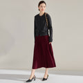 Women's High-Waisted Slimming Pleated Skirt