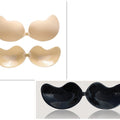 Women's Invisible Strapless Push-Up Bra with Front Closure