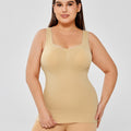 Women's Stretch Cotton Camisole with Built-In Shelf Bra