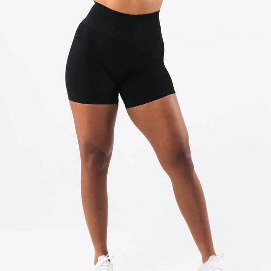 High-Waist Women's Fitness Shorts with Tummy Control