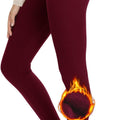 Women's High-Waisted Velvet-Lined Thermal Leggings