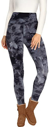 Women's High-Waisted Velvet-Lined Thermal Leggings