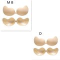 Women's Invisible Strapless Push-Up Bra with Front Closure